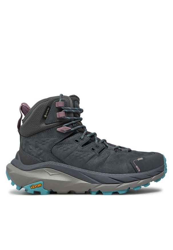 HOKA - Trekkingi Hoka. Kolor: szary. Technologia: Gore-Tex. Sport: turystyka piesza