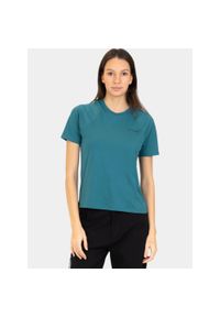 columbia - Koszulka sportowa damska Columbia Summit Valley. Kolor: zielony. Długość rękawa: krótki rękaw. Długość: krótkie. Sport: turystyka piesza #1