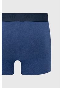 Superdry Bokserki (2-pack) męskie kolor niebieski. Kolor: niebieski. Materiał: bawełna