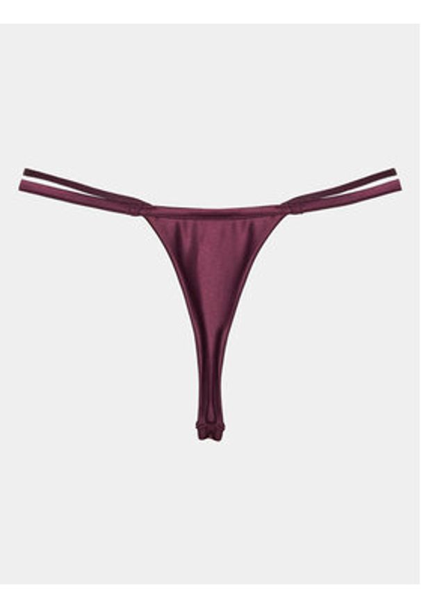 Hunkemöller Stringi Domenica Hl String Tr 203484 Fioletowy. Kolor: fioletowy. Materiał: syntetyk