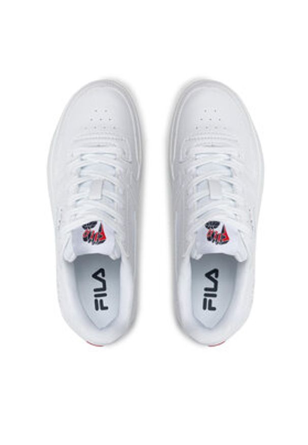 Fila Sneakersy Fxventuno Teens FFT0007.10004 Biały. Kolor: biały. Materiał: skóra