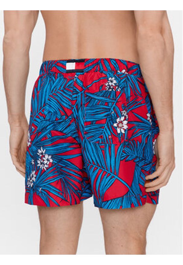 TOMMY HILFIGER - Tommy Hilfiger Szorty kąpielowe UM0UM02827 Kolorowy Regular Fit. Materiał: syntetyk. Wzór: kolorowy