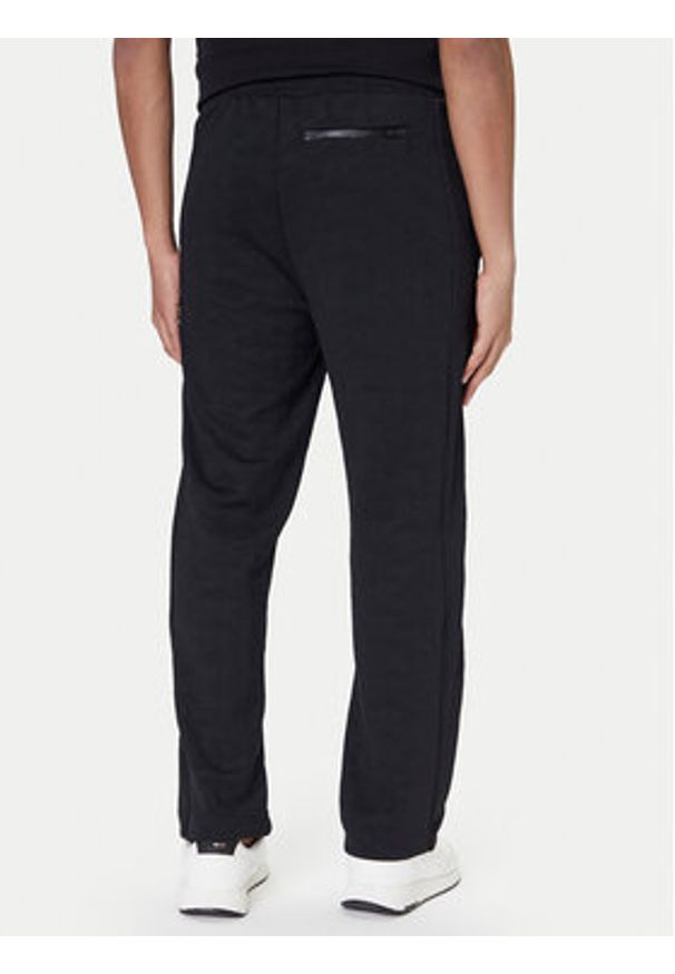 BOSS Spodnie dresowe Mirror Long 50549713 Czarny Regular Fit. Kolor: czarny. Materiał: syntetyk