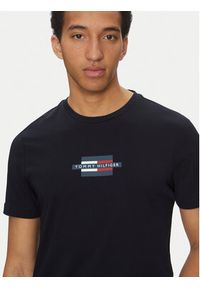 TOMMY HILFIGER - Tommy Hilfiger T-Shirt Flag Box MW0MW38636 Granatowy Regular Fit. Kolor: niebieski. Materiał: bawełna #3