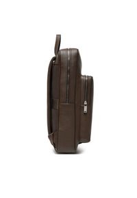 Calvin Klein Plecak Micro Pebble Slim Sq Bp 42 LV04D3005G Brązowy. Kolor: brązowy. Materiał: skóra #4