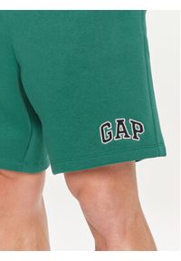 GAP - Gap Szorty sportowe 866764-01 Zielony Regular Fit. Kolor: zielony. Materiał: bawełna. Styl: sportowy #5