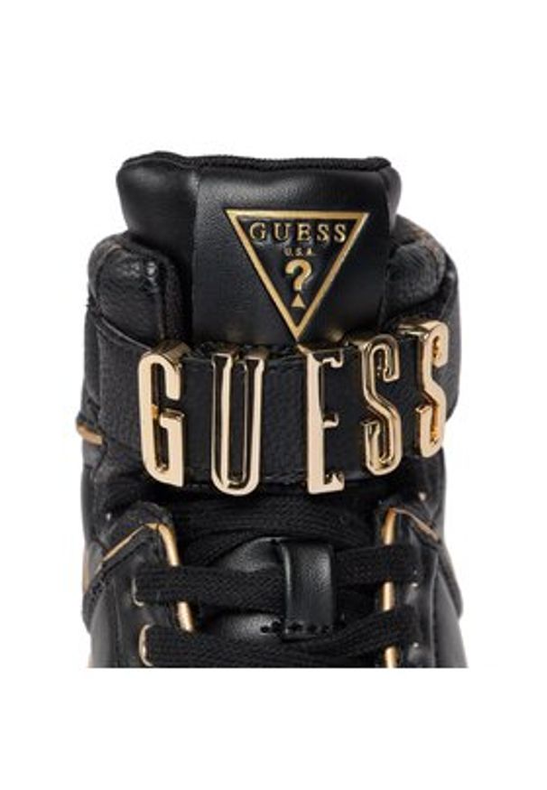 Guess Sneakersy Corten3 FLPCR3 FAL12 Czarny. Kolor: czarny. Materiał: skóra