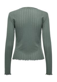 only - ONLY Bluzka Carlotta 15291987 Zielony Regular Fit. Kolor: zielony. Materiał: bawełna #7