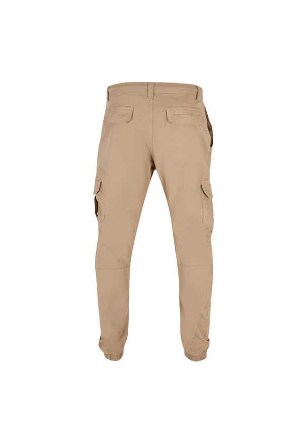Urban Classics - Męskie Spodnie Cargo. Kolor: beżowy. Długość: długie