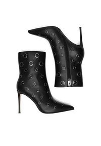 Eva Minge Botki ANWAR-SL9596-203 Czarny. Kolor: czarny. Materiał: skóra #6