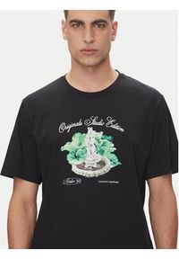 Jack & Jones - Jack&Jones T-Shirt Hydra 12277248 Czarny Relaxed Fit. Kolor: czarny. Materiał: bawełna #4