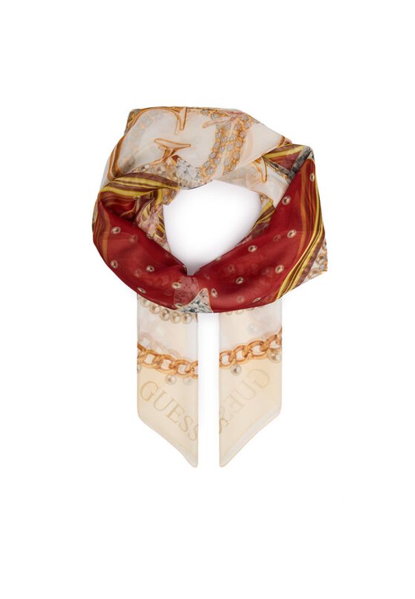 Guess Szal AW5297 SIL12 Écru. Materiał: poliester