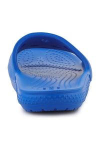 Klapki Crocs Classic Slide K Jr 206396-4KZ niebieskie. Kolor: niebieski. Materiał: materiał