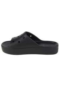 Klapki damskie Crocs Classic Platform Slide. Okazja: na co dzień. Kolor: czarny. Obcas: na platformie. Styl: casual