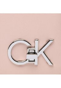 Calvin Klein Torebka Re-Lock Saddle Bag Mini K60K609892 Różowy. Kolor: różowy. Materiał: skórzane #4