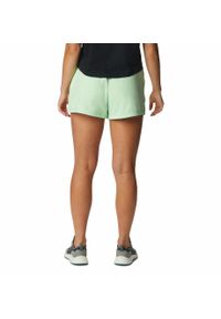 columbia - Krótkie Spodenki Turystyczne Damskie Columbia Trek French Terry Short. Kolor: zielony. Długość: krótkie. Sport: turystyka piesza #2