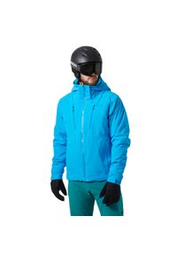 Kurtka narciarska Helly Hansen Alpha 4.0. Kolor: szary, niebieski, wielokolorowy. Sezon: zima. Sport: narciarstwo #1