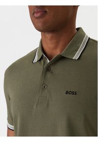 BOSS Polo Paddy 50469055 Khaki Regular Fit. Typ kołnierza: polo. Kolor: brązowy. Materiał: bawełna #2