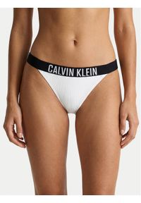 Calvin Klein Swimwear Dół od bikini LV00Q61213 Biały. Kolor: biały. Materiał: syntetyk #1