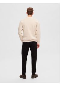 Selected Homme Bluza 16090431 Beżowy Regular Fit. Kolor: beżowy. Materiał: bawełna, syntetyk #2