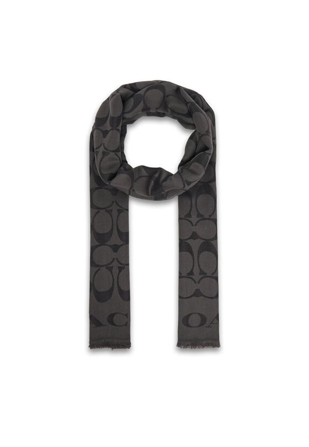 Coach Szalik 29CB690 Czarny. Kolor: czarny. Materiał: bawełna