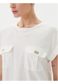 Rinascimento Bluzka CFC0122690003 Écru Regular Fit. Kolor: kremowy. Materiał: bawełna #3