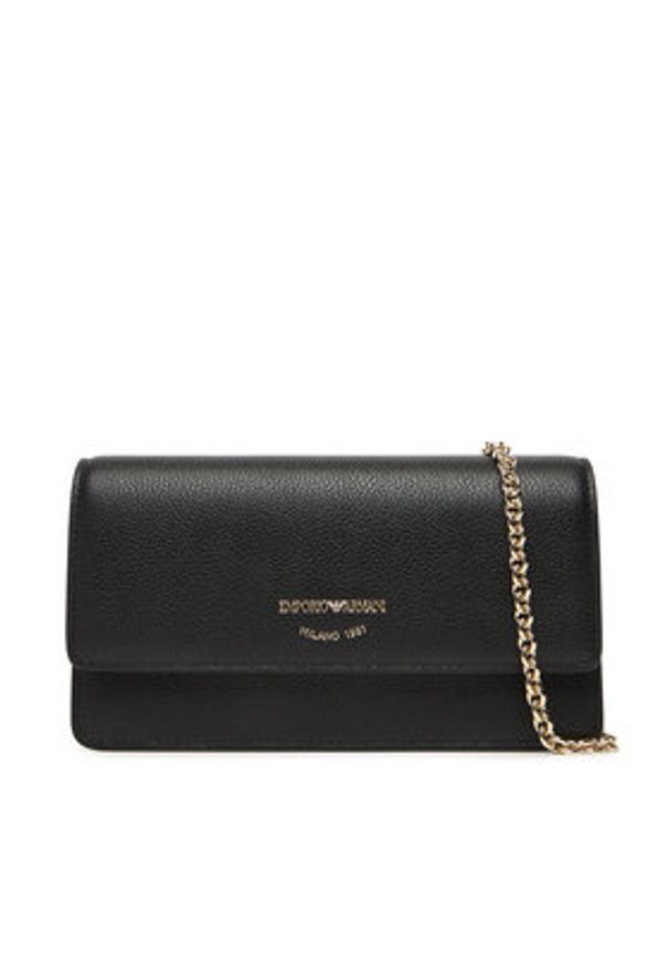 Emporio Armani Torebka EW003036 AF19568 UC001 Czarny. Kolor: czarny. Materiał: skórzane