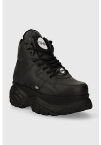 Buffalo sneakersy 1340-14 2.0 kolor czarny 1534150. Zapięcie: sznurówki. Kolor: czarny. Materiał: guma. Obcas: na platformie #2
