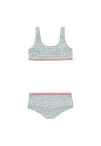 Dziewczęcy dwuczęściowy kostium kąpielowy Protest Prtproma. Kolor: zielony #1