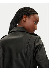 Morgan Kurtka z imitacji skóry 232-GUR Czarny Regular Fit. Kolor: czarny. Materiał: skóra #7