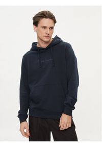 Pepe Jeans Bluza Joe Hoodie PM582573 Granatowy Regular Fit. Kolor: niebieski. Materiał: bawełna