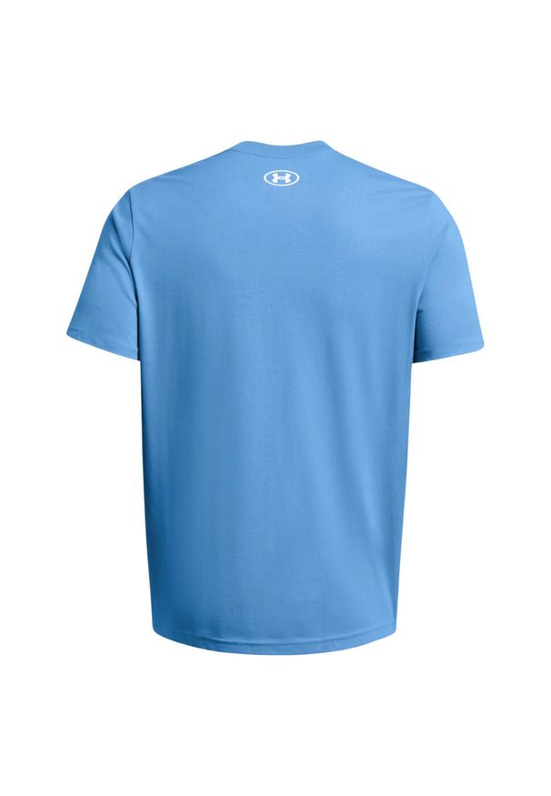 Under Armour - T-shirt Męski Logo 1382911 432. Kolor: niebieski