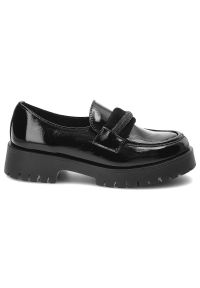 Czarne Półbuty Lemar Eleganckie Skórzane Buty. Okazja: na spotkanie biznesowe. Kolor: czarny. Materiał: skóra. Szerokość cholewki: normalna. Styl: elegancki #3