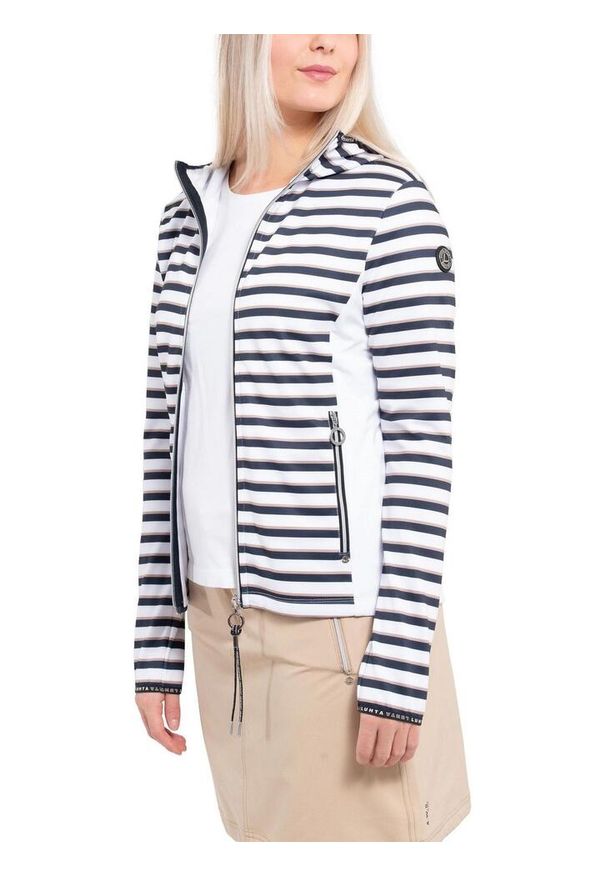 LUHTA - Bluza Damska Luhta Ilvessalo. Kolor: czarny, wielokolorowy, biały. Materiał: materiał