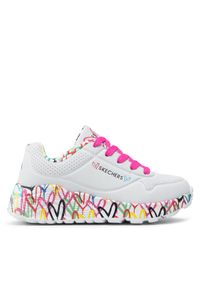 skechers - Sneakersy Skechers. Kolor: biały