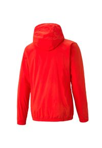 Puma teamRISE All Weather kurtka. Kolor: czerwony, biały, wielokolorowy. Materiał: poliester. Sport: bieganie #2