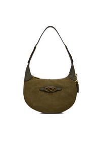 Guess Torebka HWSB94 94030 Khaki. Kolor: brązowy. Materiał: zamszowe, skórzane