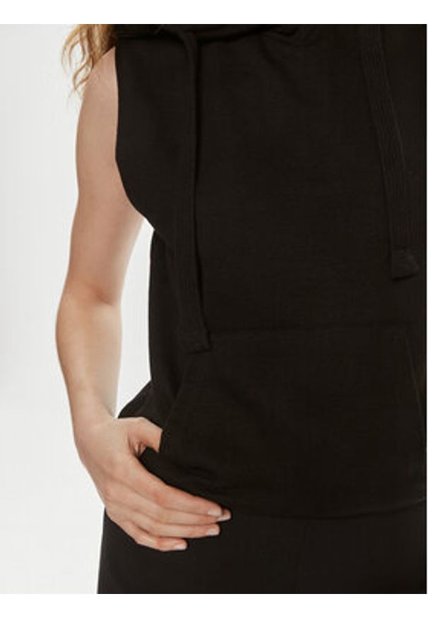 Brave Soul Bluza LSS-605FALLONBLK Czarny Straight Fit. Kolor: czarny. Materiał: bawełna, syntetyk