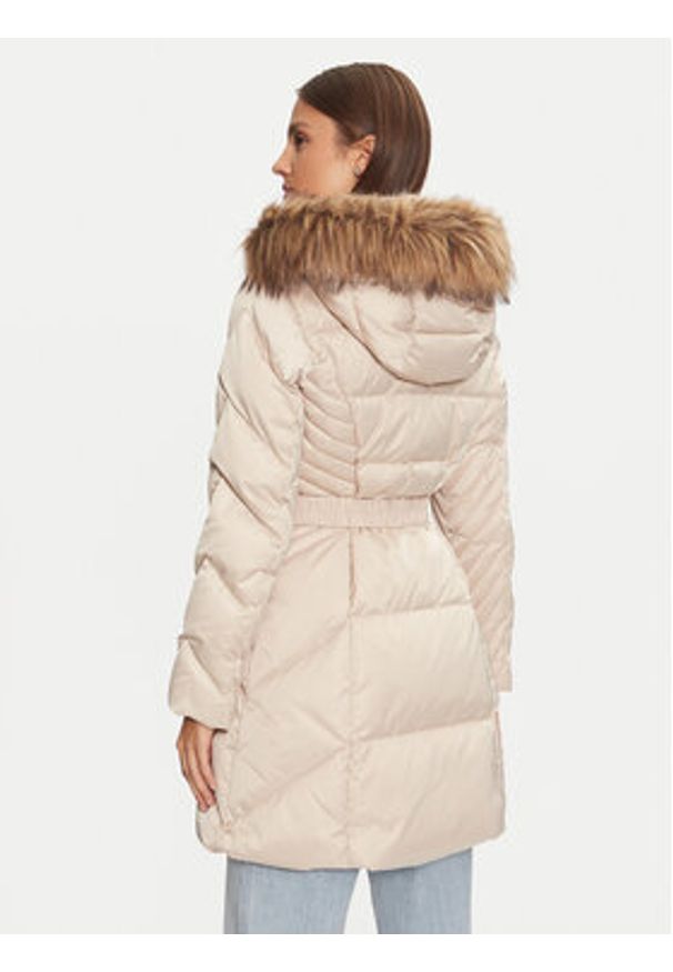 Guess Kurtka puchowa New Olga W4BL40 WEX52 Beżowy Regular Fit. Kolor: beżowy. Materiał: syntetyk