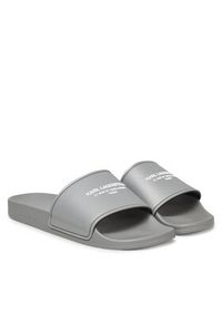 Karl Lagerfeld - KARL LAGERFELD Klapki KL70008A Szary. Kolor: szary