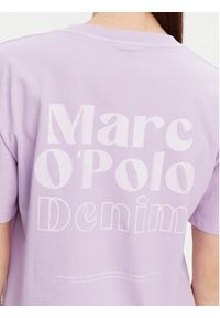 Marc O'Polo Denim T-Shirt 500 0005 950 Fioletowy Relaxed Fit. Typ kołnierza: polo. Kolor: fioletowy. Materiał: bawełna #5