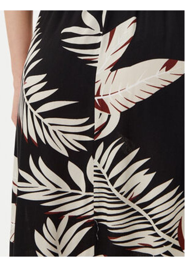 Vero Moda Spódnica maxi Easy Joy 10302047 Czarny Regular Fit. Kolor: czarny. Materiał: wiskoza