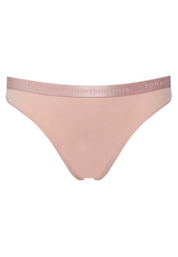 TOMMY HILFIGER - Tommy Hilfiger Komplet stringów UW0UW06136 Kolorowy. Materiał: syntetyk. Wzór: kolorowy