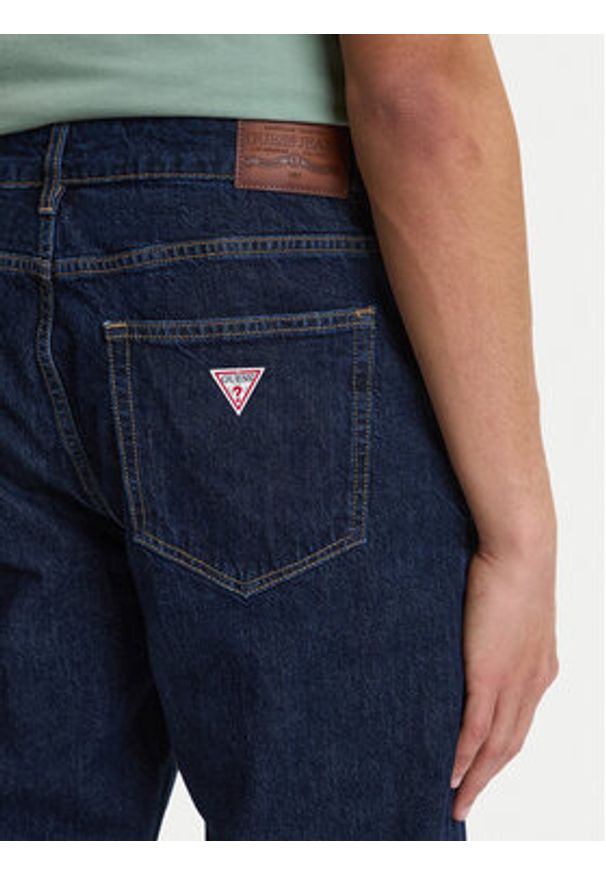 Guess Jeans Jeansy M5GA90 D5M55 Granatowy Relaxed Fit. Kolor: niebieski