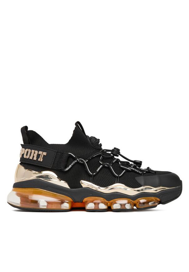 Plein Sport Sneakersy Cyber Thunder FAES USC0842 STE003N Czarny. Kolor: czarny. Materiał: skóra