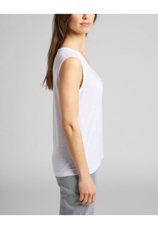 Lee - LEE SCOOP NECK TANK WHITE CANVAS L43CENRR 112109554