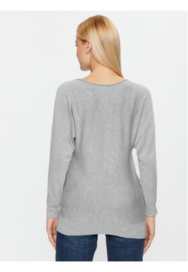Guess Sweter W3BR25 Z2NQ2 Szary Regular Fit. Kolor: szary. Materiał: wiskoza