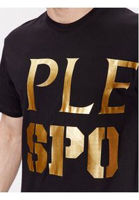 Plein Sport T-Shirt SACC MTK6025 SJY001N Czarny Regular Fit. Kolor: czarny. Materiał: bawełna. Styl: sportowy