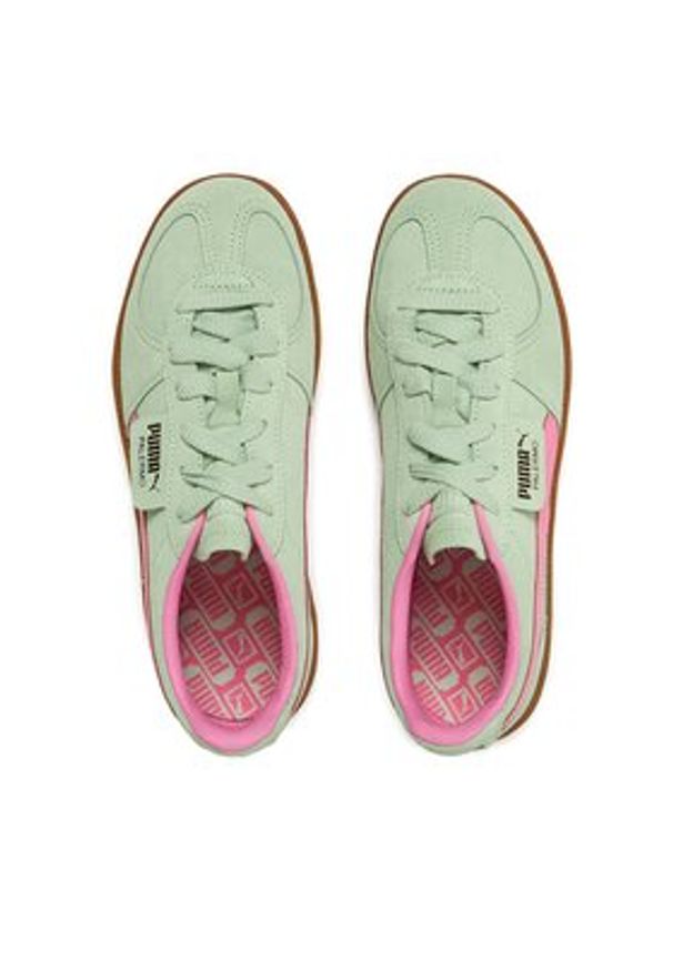 Puma Sneakersy Palermo 396463 02 Zielony. Kolor: zielony. Materiał: skóra