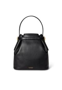 Lauren Ralph Lauren - LAUREN RALPH LAUREN Torebka 431982787001 Czarny. Kolor: czarny. Materiał: skórzane #5